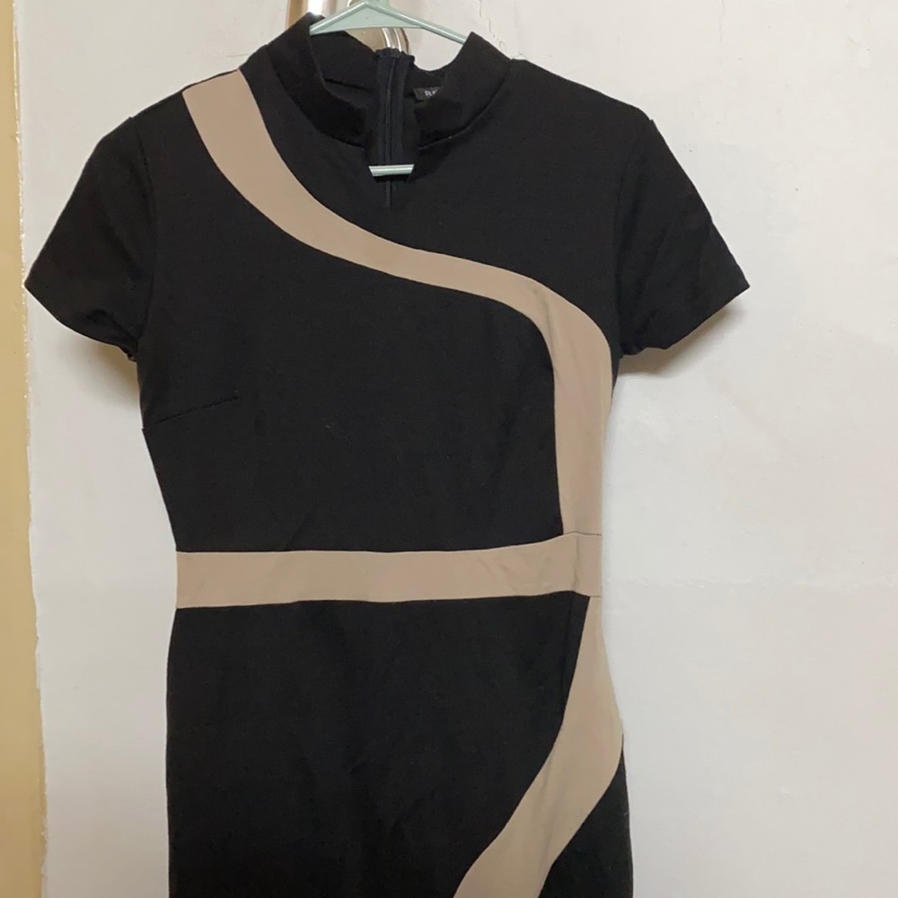 Knee length form fitted dress